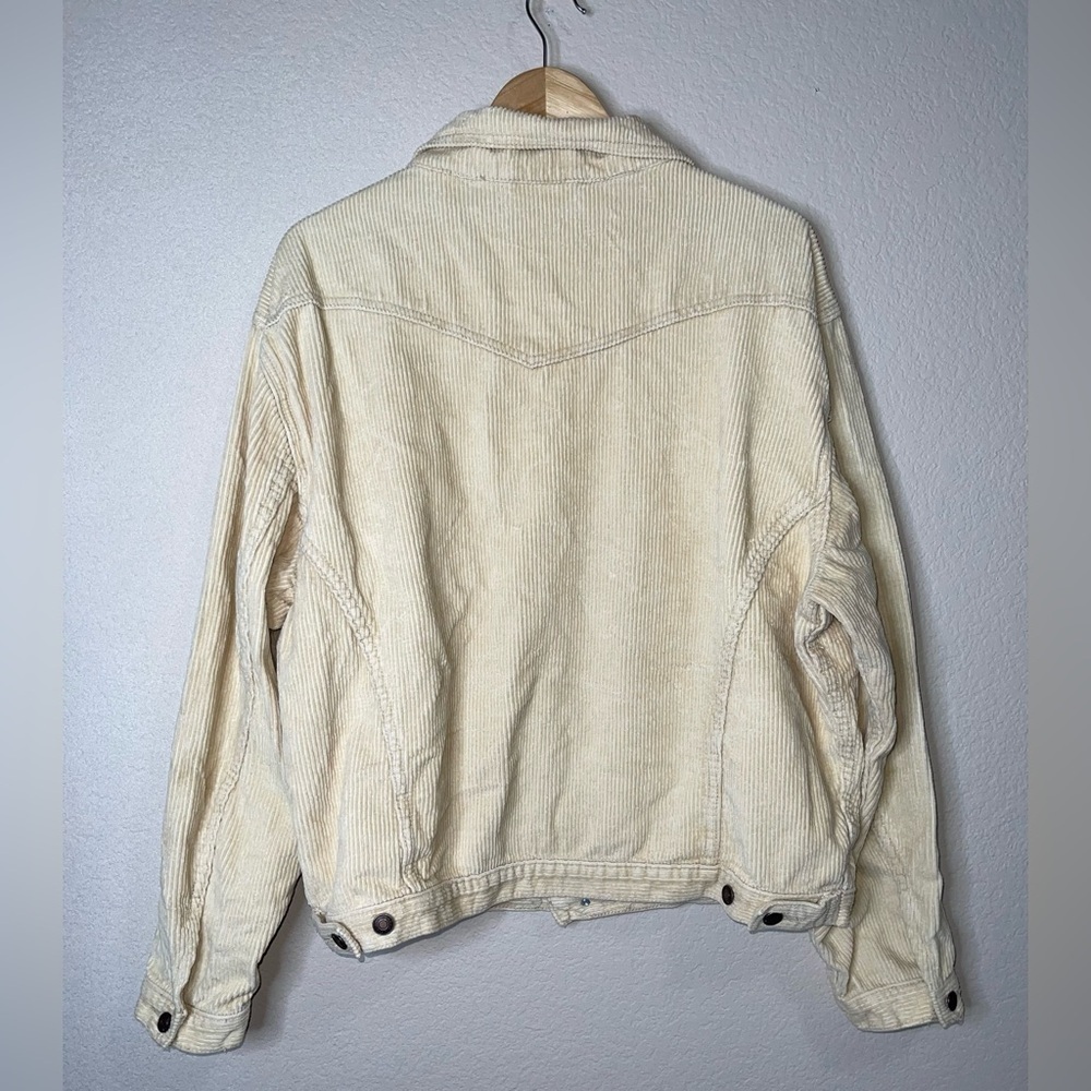 PRINCESSES POLLY WESTERN CORD JACKET BEIGE Large /XL - Picture 5 of 9
